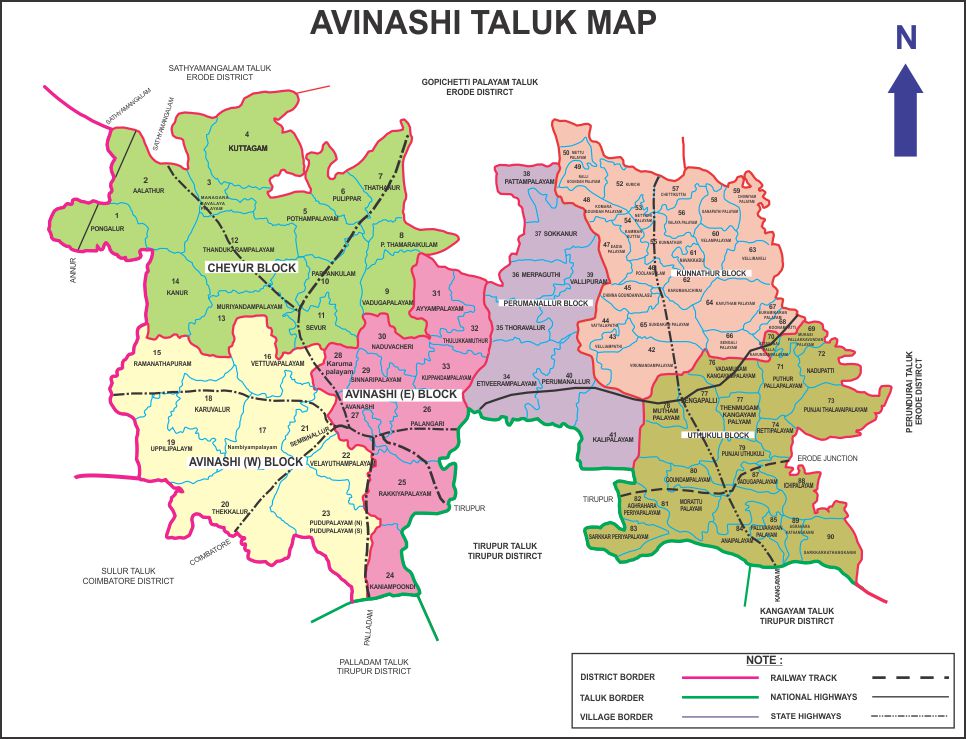 Avinashi Map